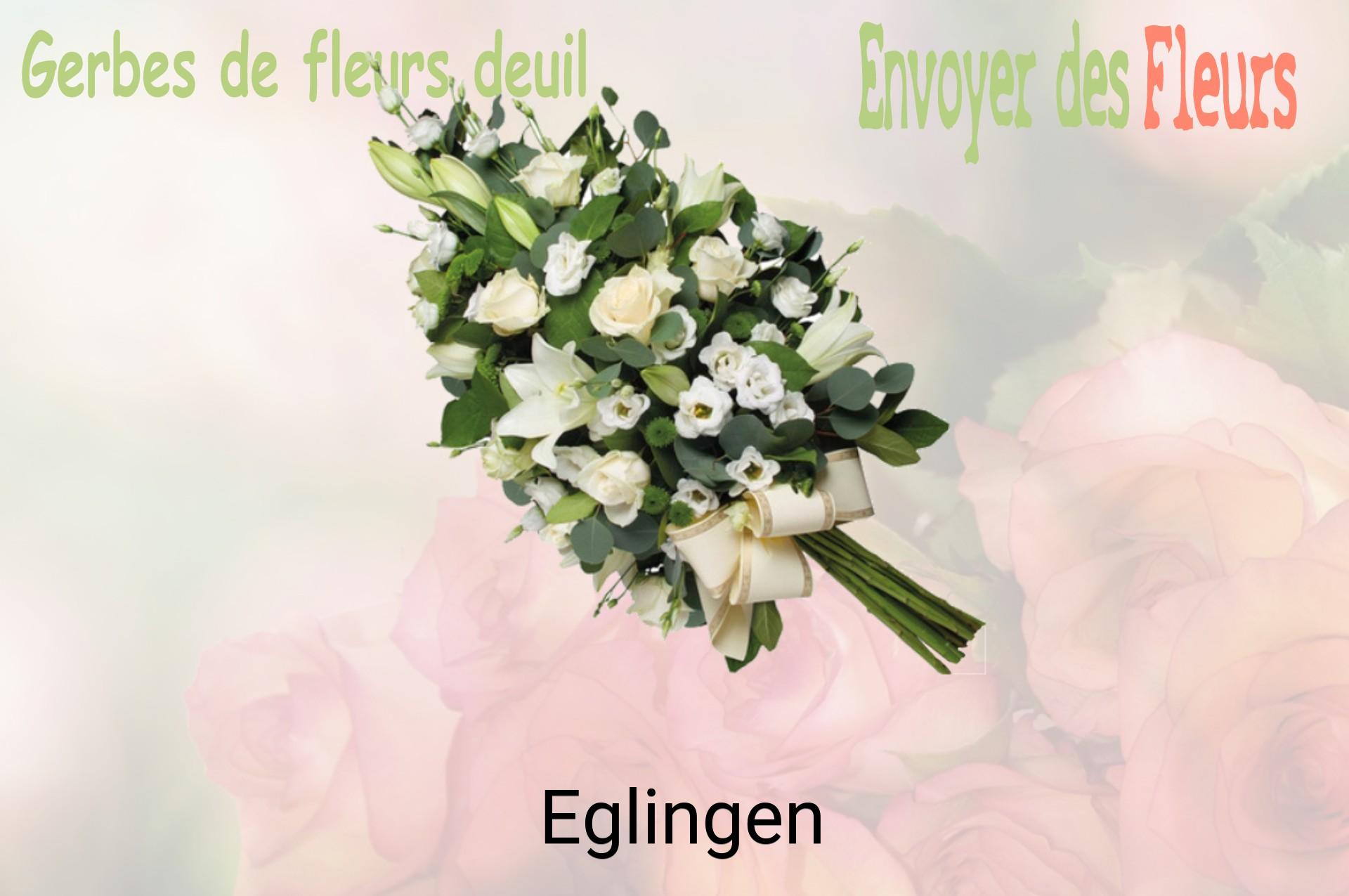 Gerbe de fleurs de deuil livrée à Eglingen